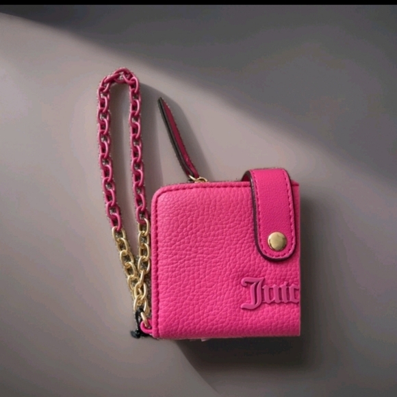 Juicy Couture Vibrant Hot Pink Wallet BiFold Wallet-NWT - Picture 4 of 5